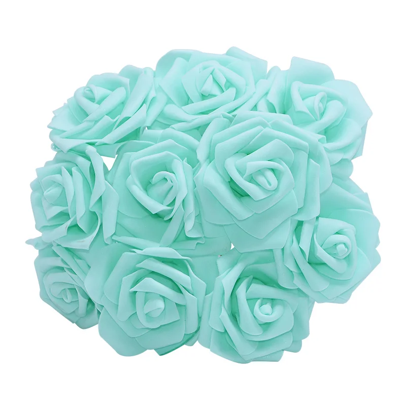 10/20/30Pcs 8cm Künstliche PE Schaum Rose Blumen Brautsträuße Für Hochzeit Tisch Home Party Dekorationen DIY Scrapbook Liefert