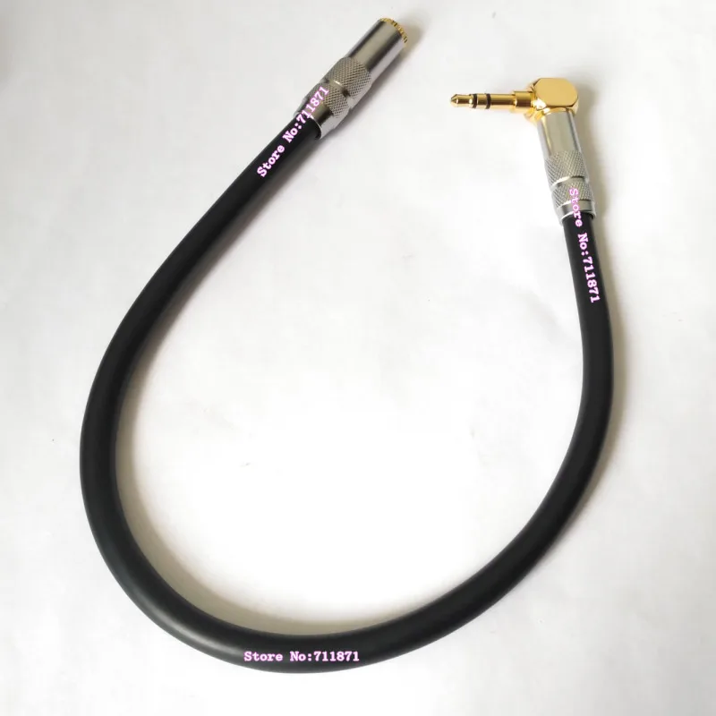 Cable de extensión de ángulo recto 1/4 TRS estéreo 6,35, macho y hembra, curva de 90 grados, 3,5mm, macho a hembra, Audio 3,5 6,35