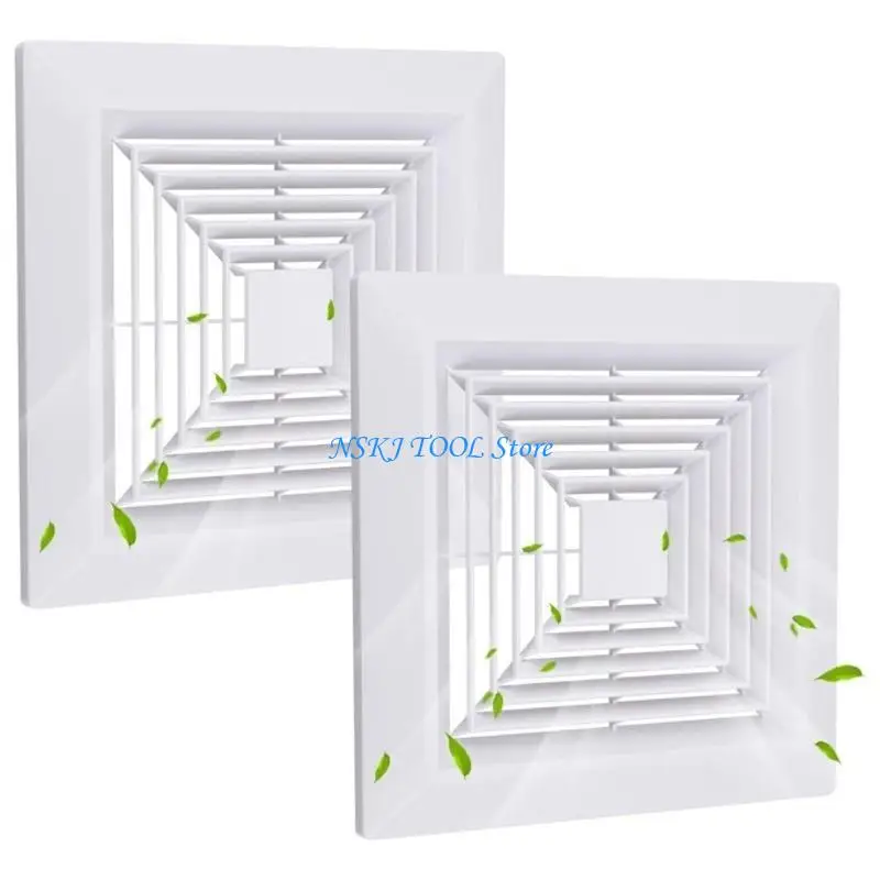 L8RC Bathroom Ceiling Exhaust Fan Cover Household Ventilation Ceiling Fan Cover