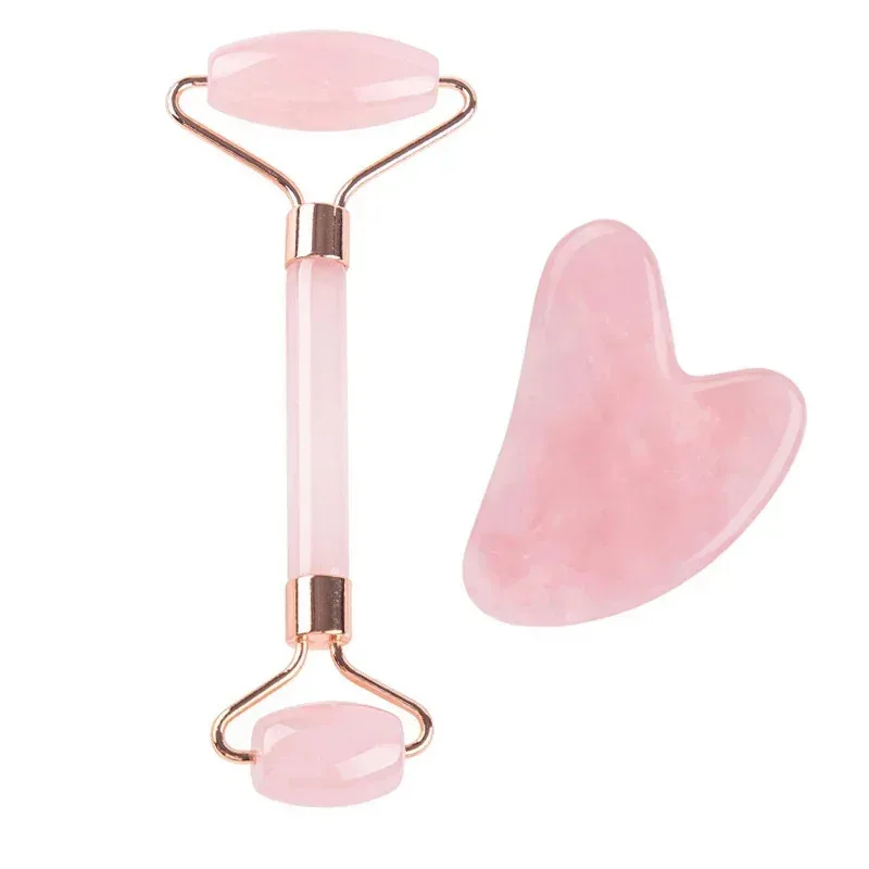 Natural Jade Roller Face Gua Sha Natural Stone Body Neck Massager Acupoint Eye Care Spa Massage Tools Massage Visage Lifting, image 16