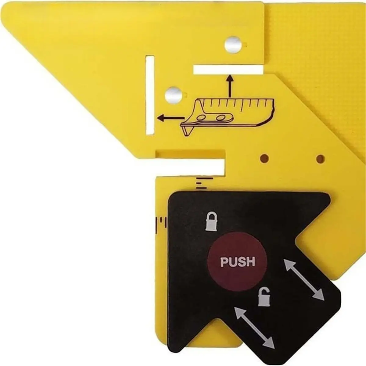 ~！【Best Seller】Portable Trim Carpentry Aid, Decorative Trim Guide Bevel Cutting Guide for Precise Wood Trim Installation