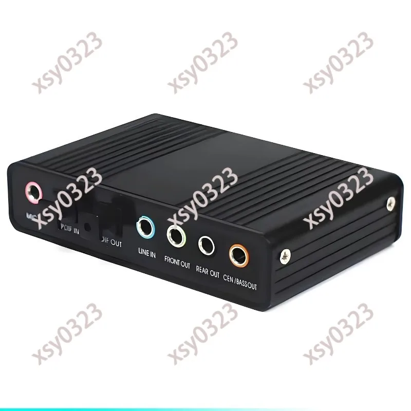 

External USB 5.1 Sound Card Optical Fiber Connection Surround Audio Card for Home Theater Speaker