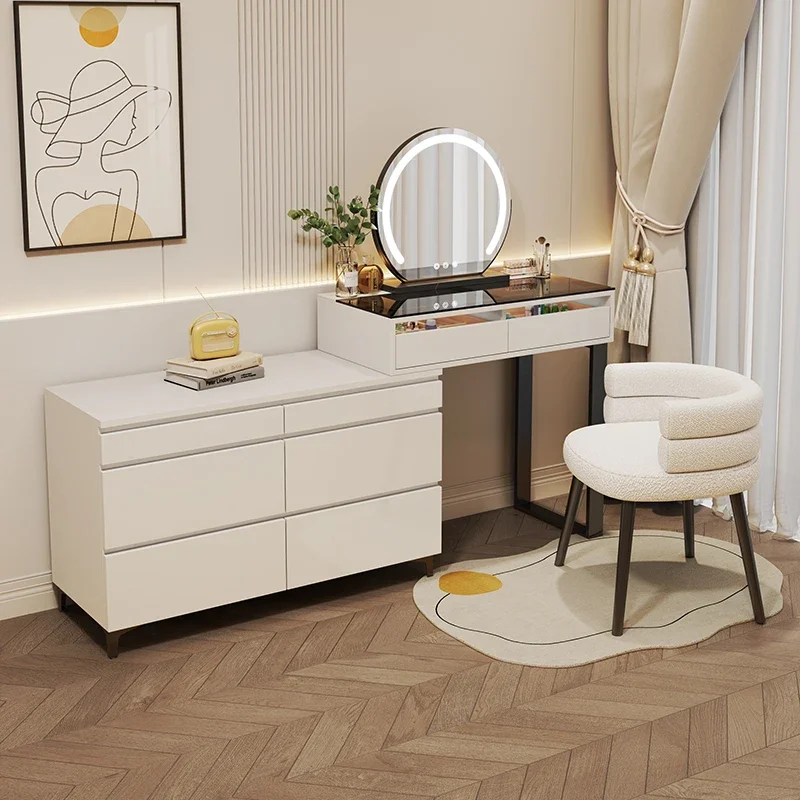 

m Led Light Mirror Dressing Table Hollywood Luxury Girls European Dressing Table Organizer Bedroom Quarto Furniture m