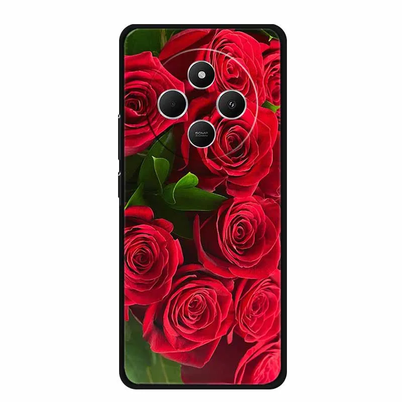 For Xiaomi Poco C75 Case POCOC75 Black Silicone Soft Back Cover Case For Poco C75 Phone Case C 75 6.88\