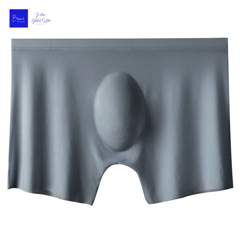 1pc Heren Boxers Shorts Ijs Zijde Mannen Slipje Naadloze Sexy Ondergoed Man Onderbroek Slipje Mannelijke Antibacteriële Ademende Slips