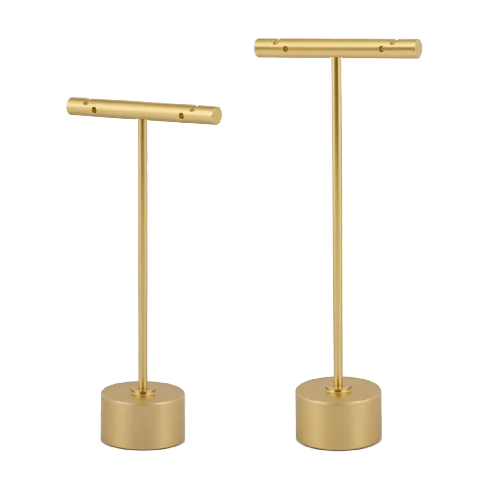 Jewelry Display Rack Gold Metal Stand Holder for Earrings Rings Boutique Countertop Organizer