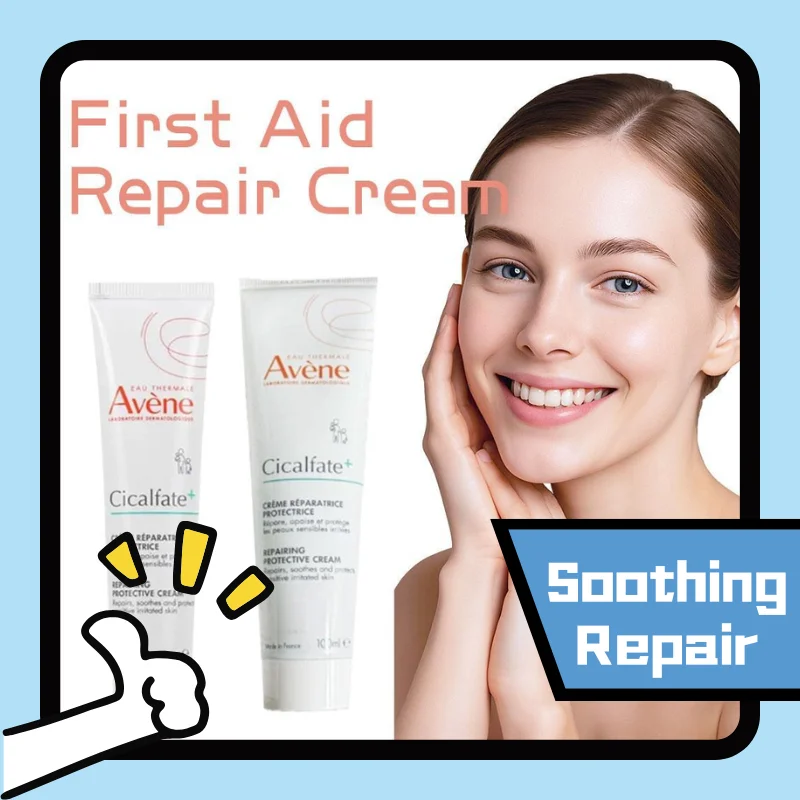 Avene Cicalfate+40/100ml La Crema Reparadora Definitiva para Piel Sensible, Irritada y Dañada, Hidratación Calmante, Cuidado Facial