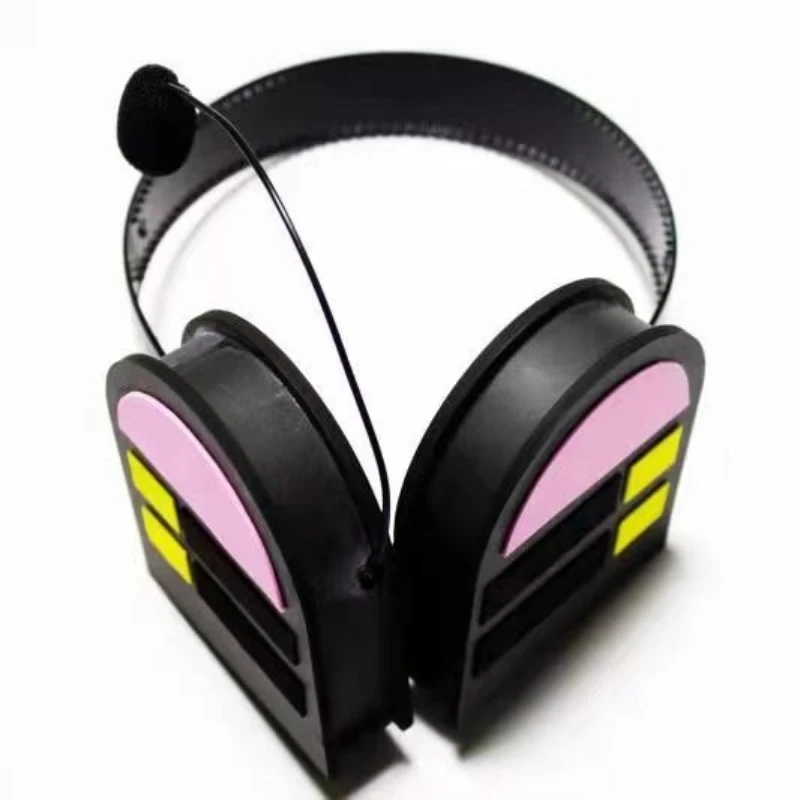 Hatsune Miku Cosplay Nakrycie Głowy Anime Miku Słuchawki Rekwizyty do Odgrywania Ról Kreskówka Karnawał Impreza Cos Headdress Występ Sceniczny
