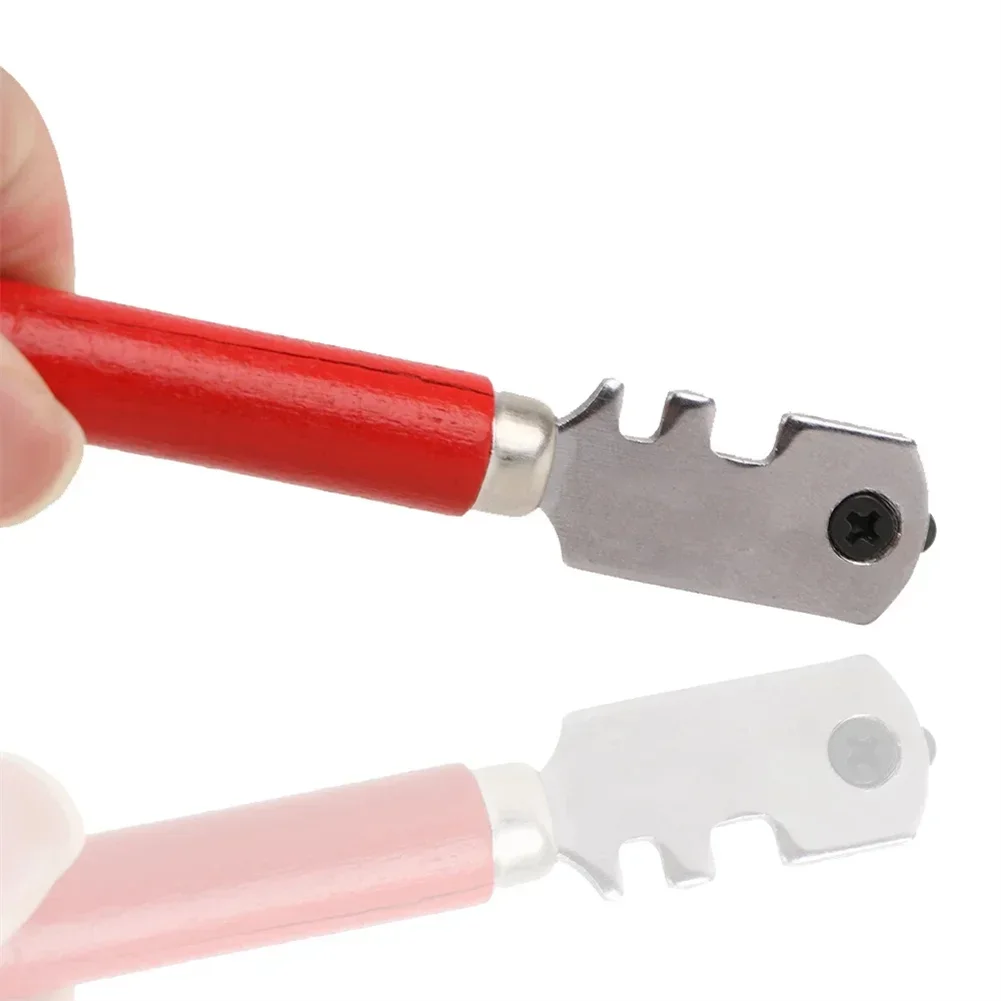 1 Piece Glass Cutter Glass Cutter Easy To Operate For Householdcutting Work Handle Material Wood Iron Small Size