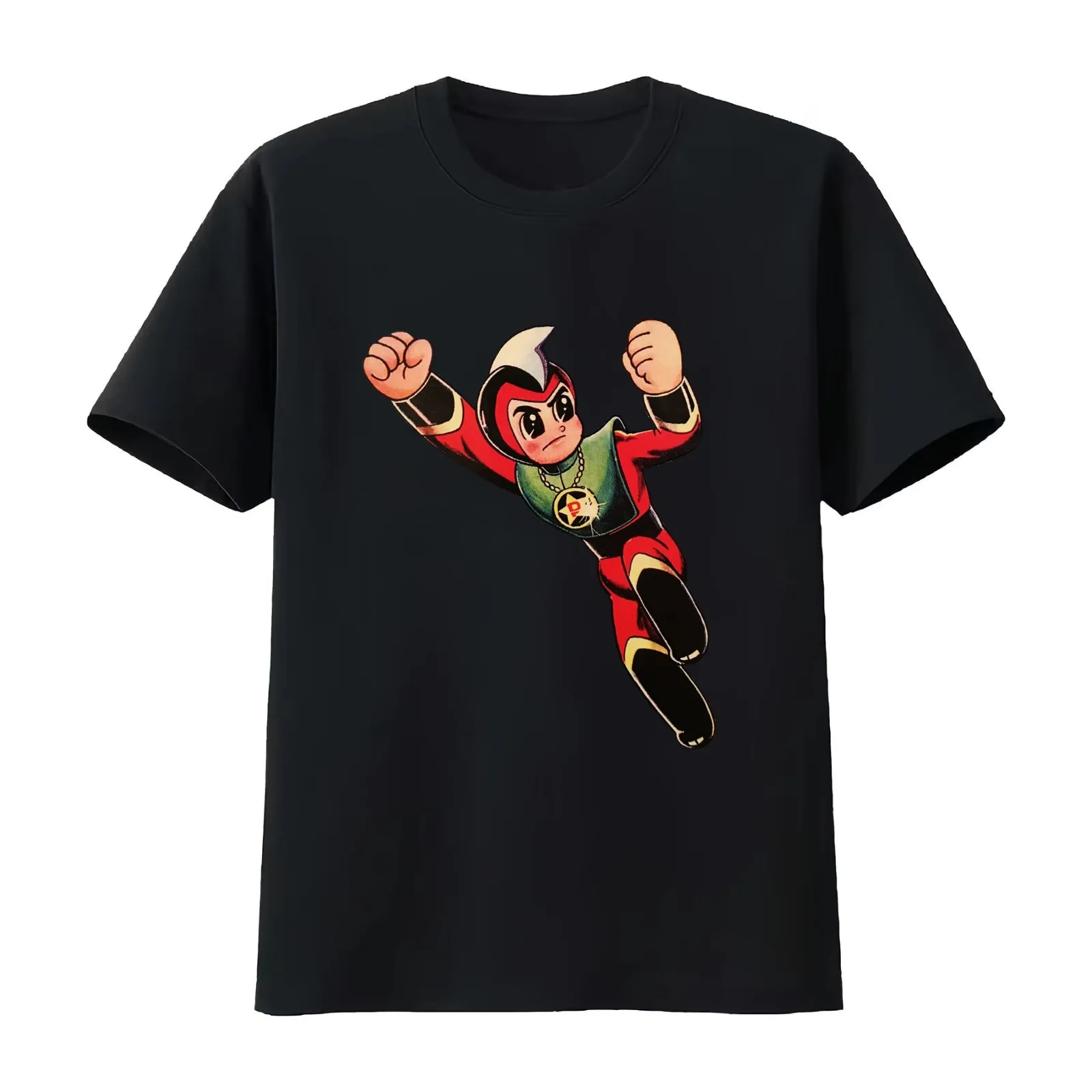 prince planet flying T-Shirt Summer Casual Cotton Tee Oversized Streetwear Tops Vintage Graphic Print Loose Fit Short Sleeve