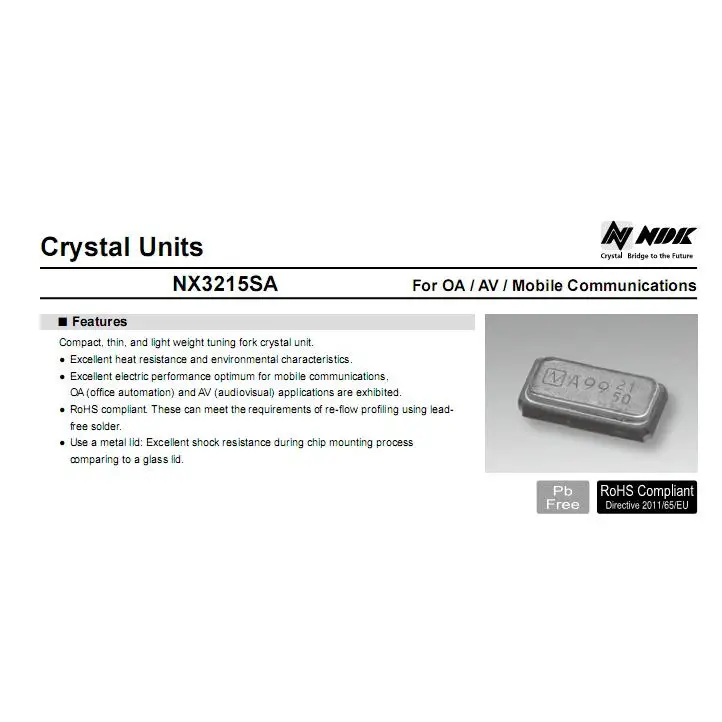 

20 шт./лот NDK 3215 32,768K 32,768KHZ 12,5PF +-10PPM чипы электронные новые