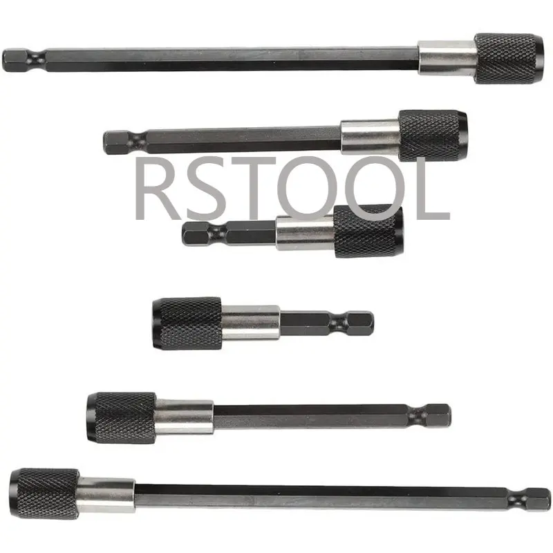 Supporto per punte per cacciavite magnetico 1/4 "punte per trapano con codolo esagonale cambio rapido Chuck Drill cacciavite supporto per prolunga a molla