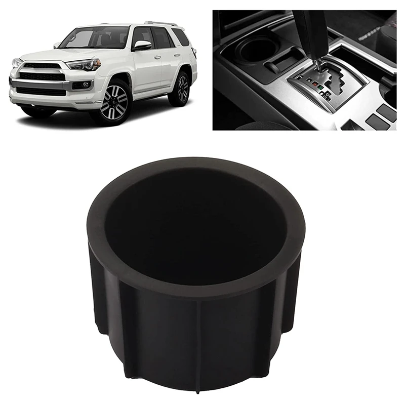 1 Pcs Car Center Console Cup Holder Inserts For Toyota 4Runner 2010-2020 66991-35030