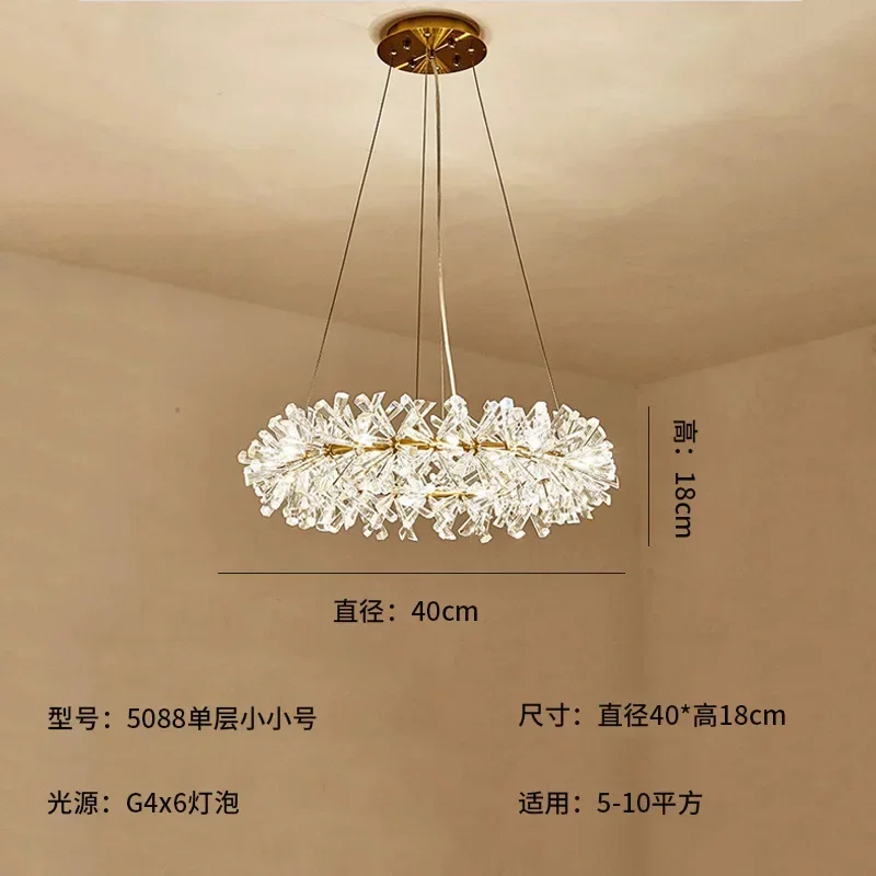 Modern Ceiling Lamp Pendant Lights Home Decoration Elegant Chandelier Pendant Lights Lustre Metal Indoor Lighting Las Luces LLPL