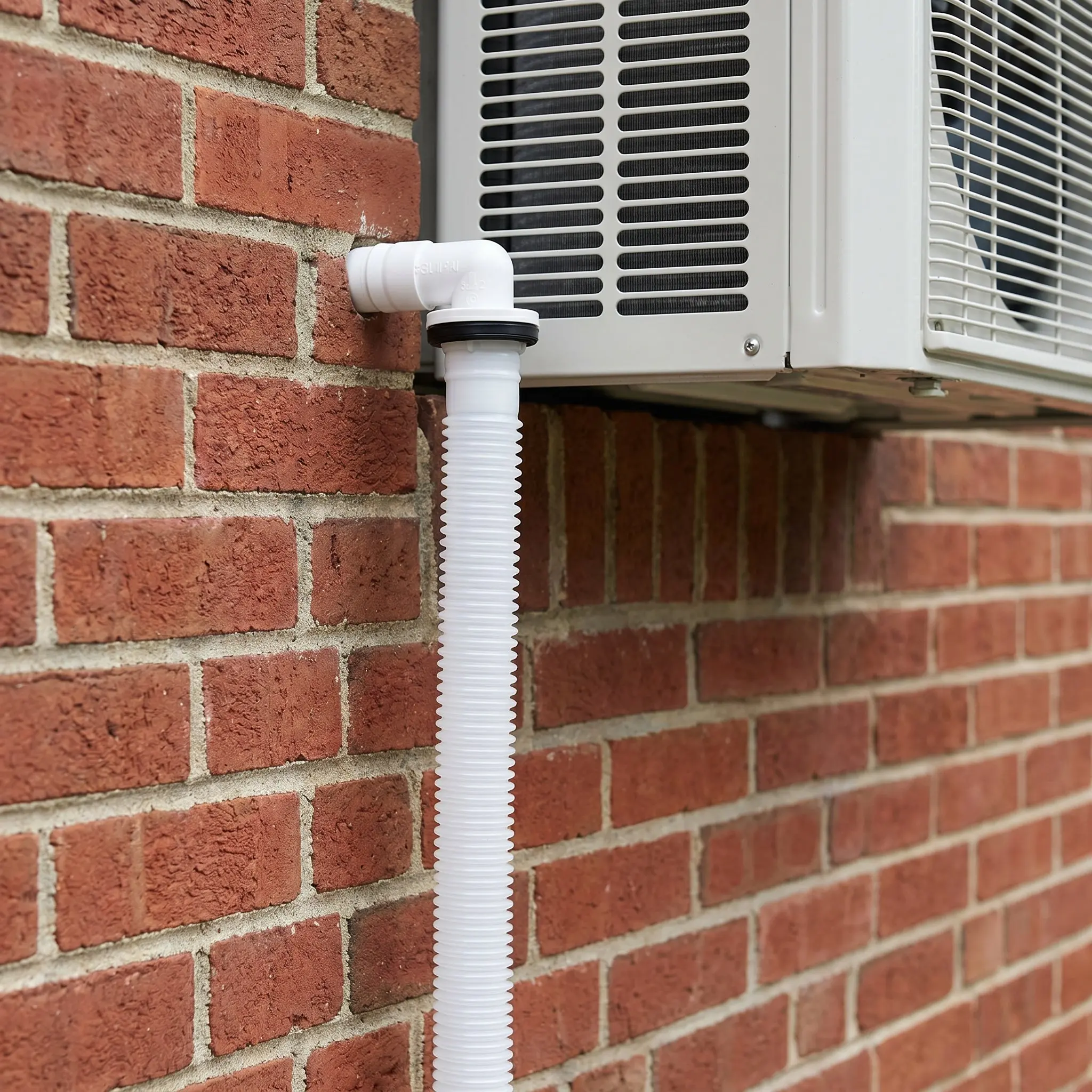 Clear Vinyl Drain Hose with Fittings Air Conditioner Water Tube Window Unit Extension Accessories