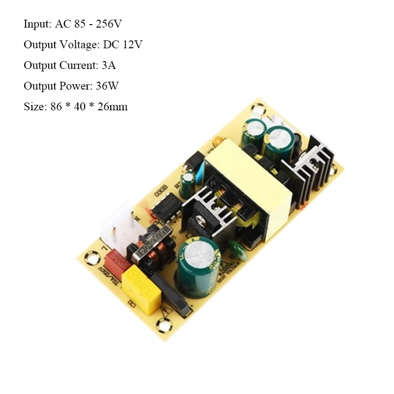 AC 110V 220V 230V a DC 12V 24V Placa de alimentación conmutada 12V 24V Transformador reductor Módulo de placa desnuda