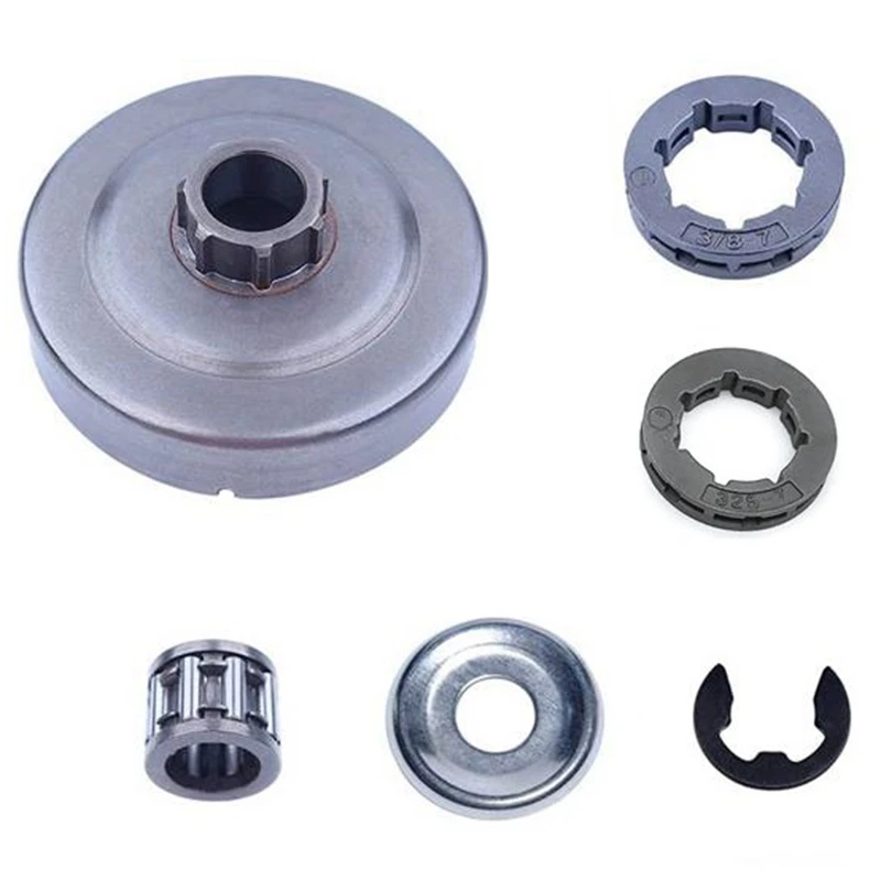 FYBL Clutch Drum Sprocket Bearing Kit for MS290 MS390 MS310 Chainsaw 3/8 7T 8T Rim 1125 007 1041