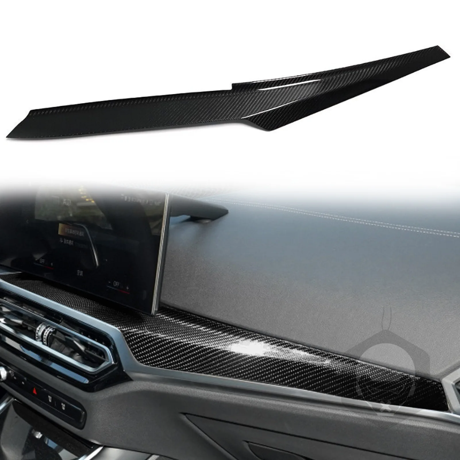 

Suitable for BMW 3 Series G20 G28 late carbon fiber central control instrument sticker car interior modification accessories