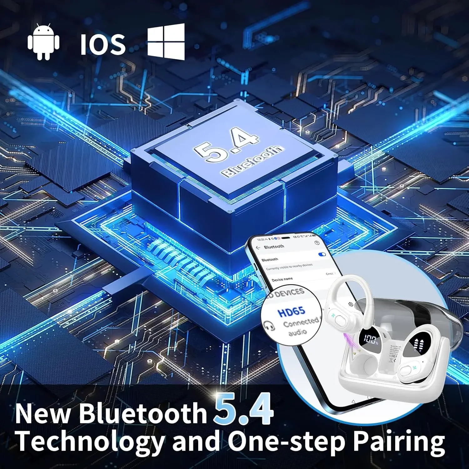 TWS Wireless Headphone IPX7 Waterproof Headset LED Display 9D Stereo Bluetooth 5.1 Sport Earphone 36H Playback For Xiaomi iPhone