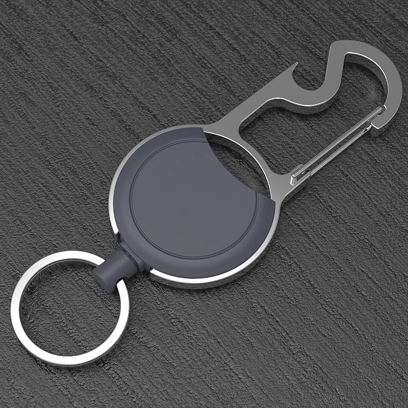 Outdoor Multi-purpose Badge Reels Tactical Backpack Retractable Keychain Hooks Fishing Climbing Outing Outdoor Useful Tools