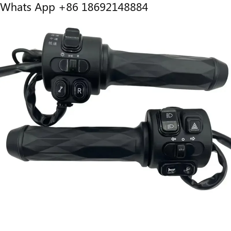 For Daniel N7 Electric Vehicle Integrated Speed Control Handle Switch Assembly Motorcycle Bare Handle Change Button Electric