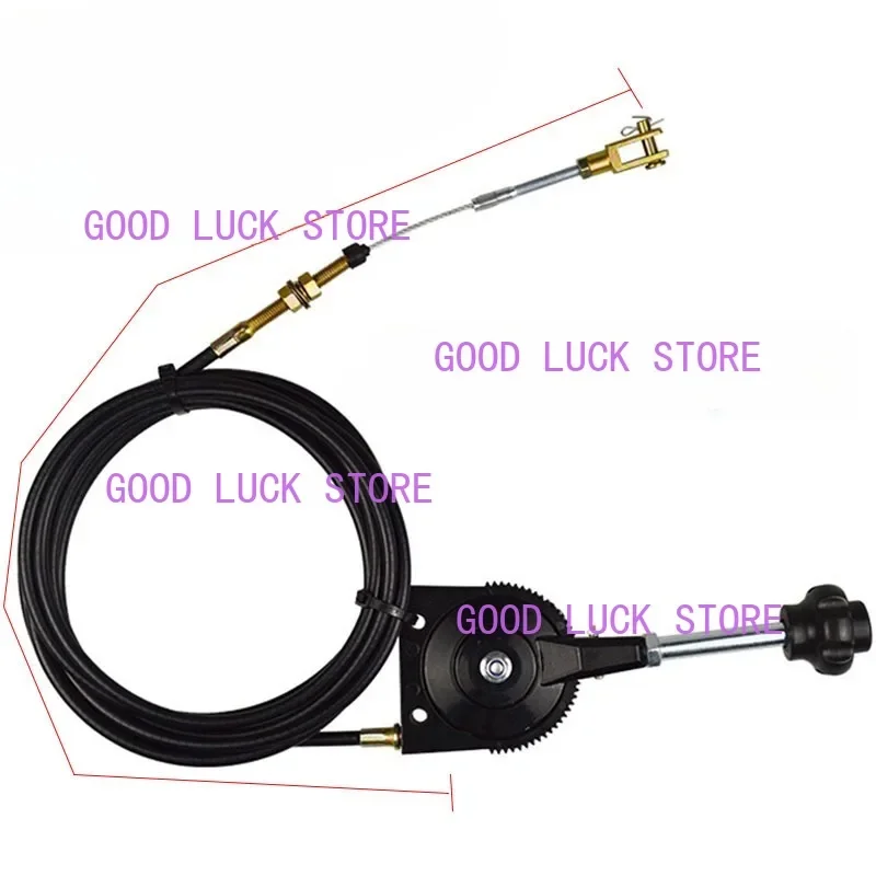 Retrofit throttle cable Manual throttle cable excavator parts For Kubota U15/20/161 SANY SY DOOSAN HITACHI ZX DAEWOO KOBELCO SK - Image 2