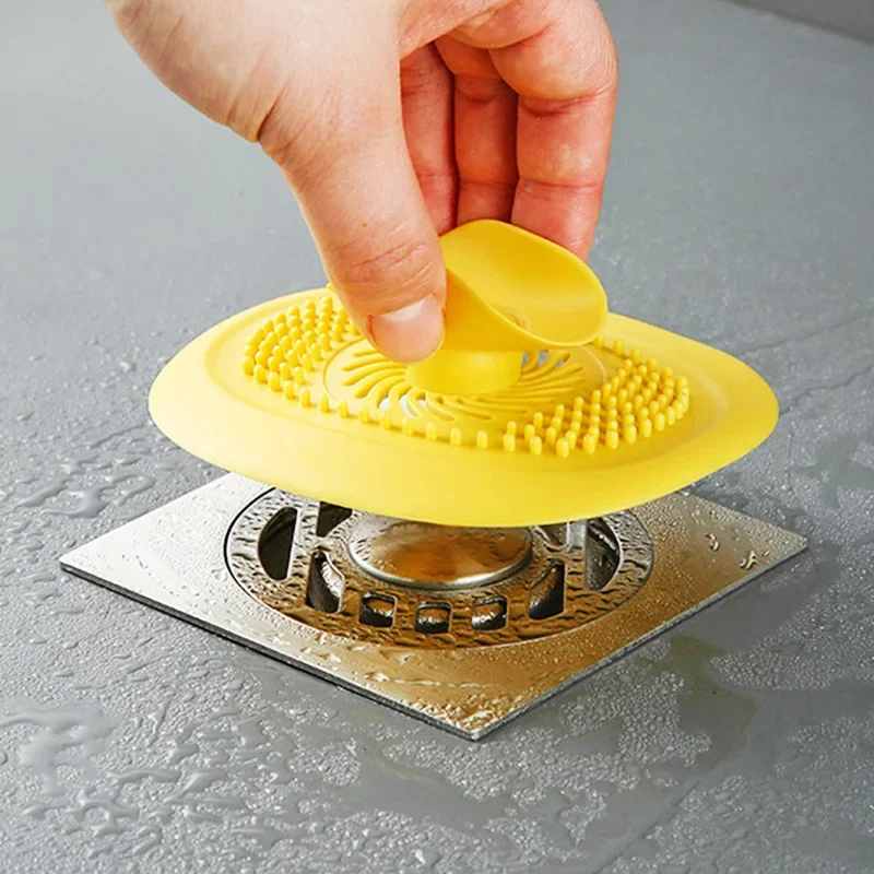 Kitchen Sink Plug Shower Filter Drain Cover Stopper Sink Strainer Drainer Floor Drain Hair Catcher Bathroom Accessorie