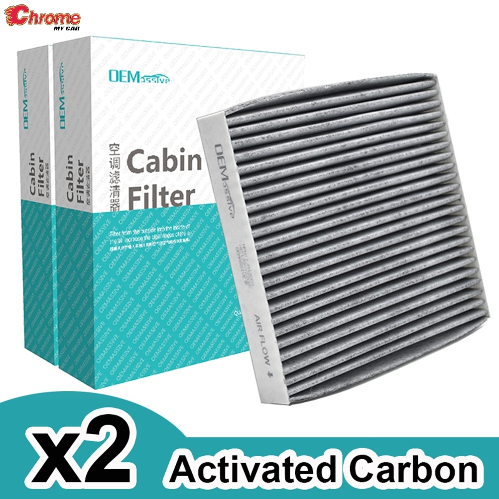 87139-YZZ08 87139-07010 87139-50100 Car Pollen Cabin Air Filter For Toyota Corolla RAV4 Lexus RX LX IS Subaru Outback Legacy 2PC