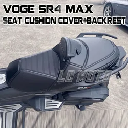 Motorcycle Seat Cover Modified Seat Cover Backrest Integrated Seat Cover Backrest Modified Accessories FOR VOGE SR4 MAX