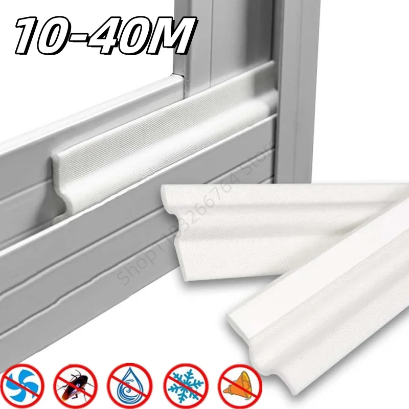 

Уплотнительная лента для окон 10-40 м, звукоизоляционная пена для стен, ветрозащитная и звукоизоляционная лента для раздвижных дверей и окон