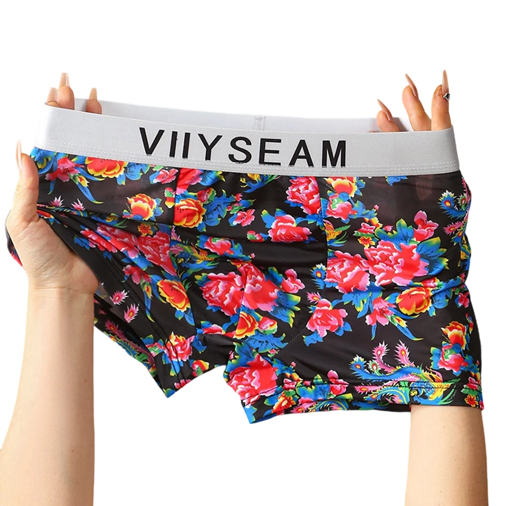 Classic Style Breathable Boxer Shorts Applicable For Male Brand New Condition Multiple Sizes Available For Summer Fashion