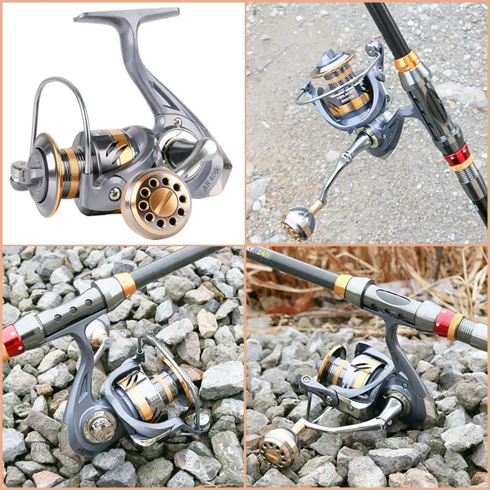 

Ar2000-7000 Spinning Fishing Reel 5.2:1 Speed Ratio Full Metal Rocker Arm Fishing Reel Fishing Tackle Parts