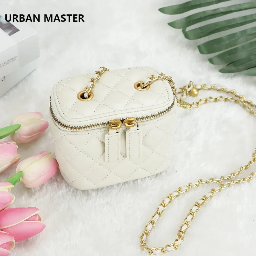 

URBAN MASTER мини-сумки через плечо с цепочкой для женщин, модный повседневный кошелек из натуральной кожи 2117