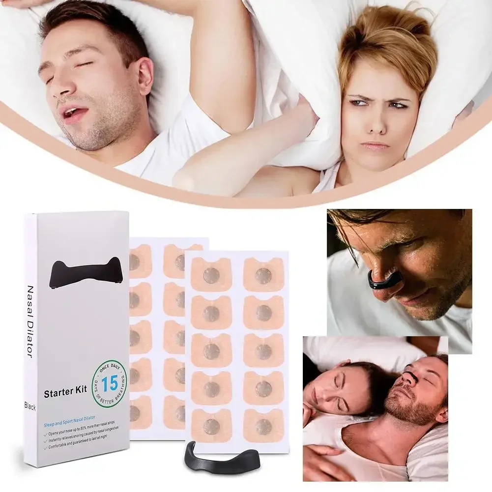 

Nasal Breathing Dilators Sleep Sport Nasal Strip Starter Kit Anti-Snoring Nose Strips Enhance Breathing Oxygen Flow Nose Patch