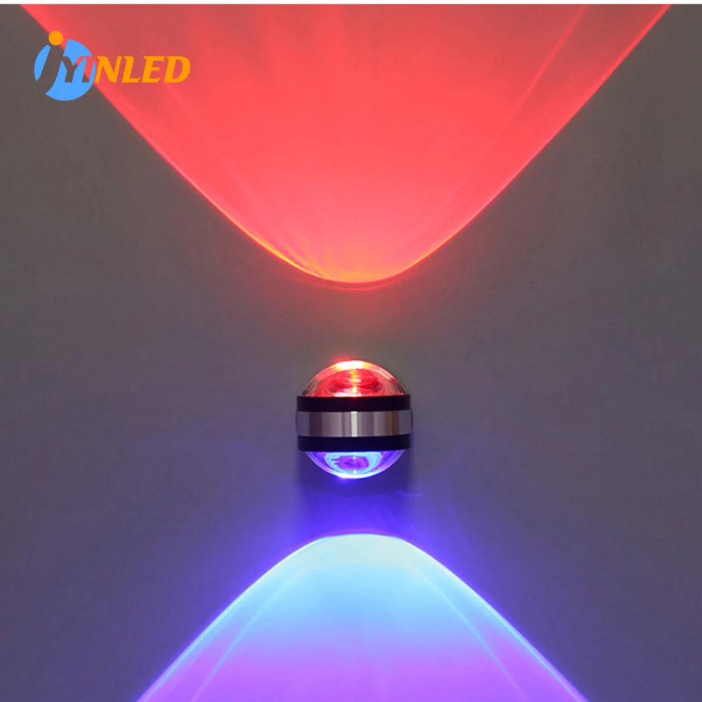 

2W LED Wall Light UP and Down Indoor Lighting Light Fixture Wall Lamp For Bedside Living Room Bedroom Aisle Wall Lamp