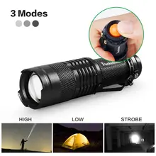 Mini Waterproof LED Flashlight with Zoom #6