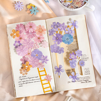 Journal GO 45pcs Small Flowers Graffiti Stickers Phone Guitar Notebook Decor Sticker Card Scrapbooking Journaling Decals