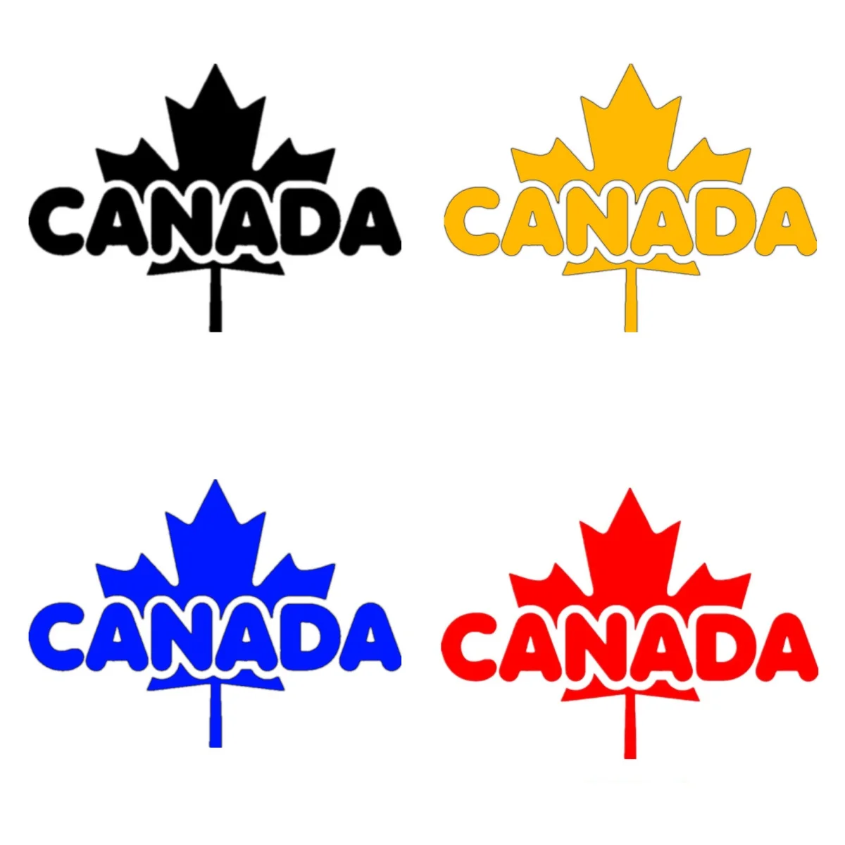 

Canadian Maple Leaf Car Stickers Vinyl Decal Windows Car Accessories Trunk Sunscreen Occlusion Scratch PVC Wholesale
