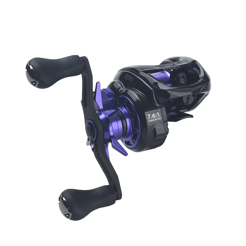 Smart Electronic Brake Showy Sound Lightweight Metal Body Lure Fishing Reel Left Hand  Baitcasting Reel