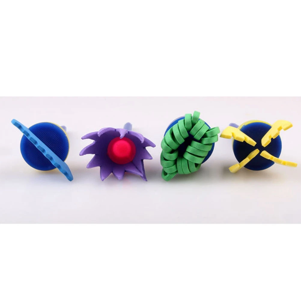 

4 Pcs Painting Sponge Brush Tool Sponges for Kids Supplies Brushes Tools Roller