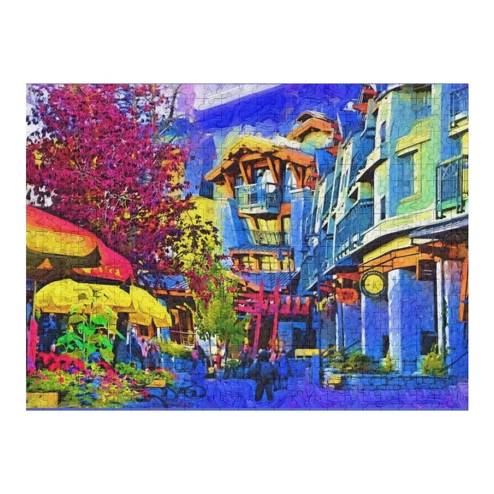 

Main Street Whistler Jigsaw Puzzle Adult Wooden For Children Puzzle