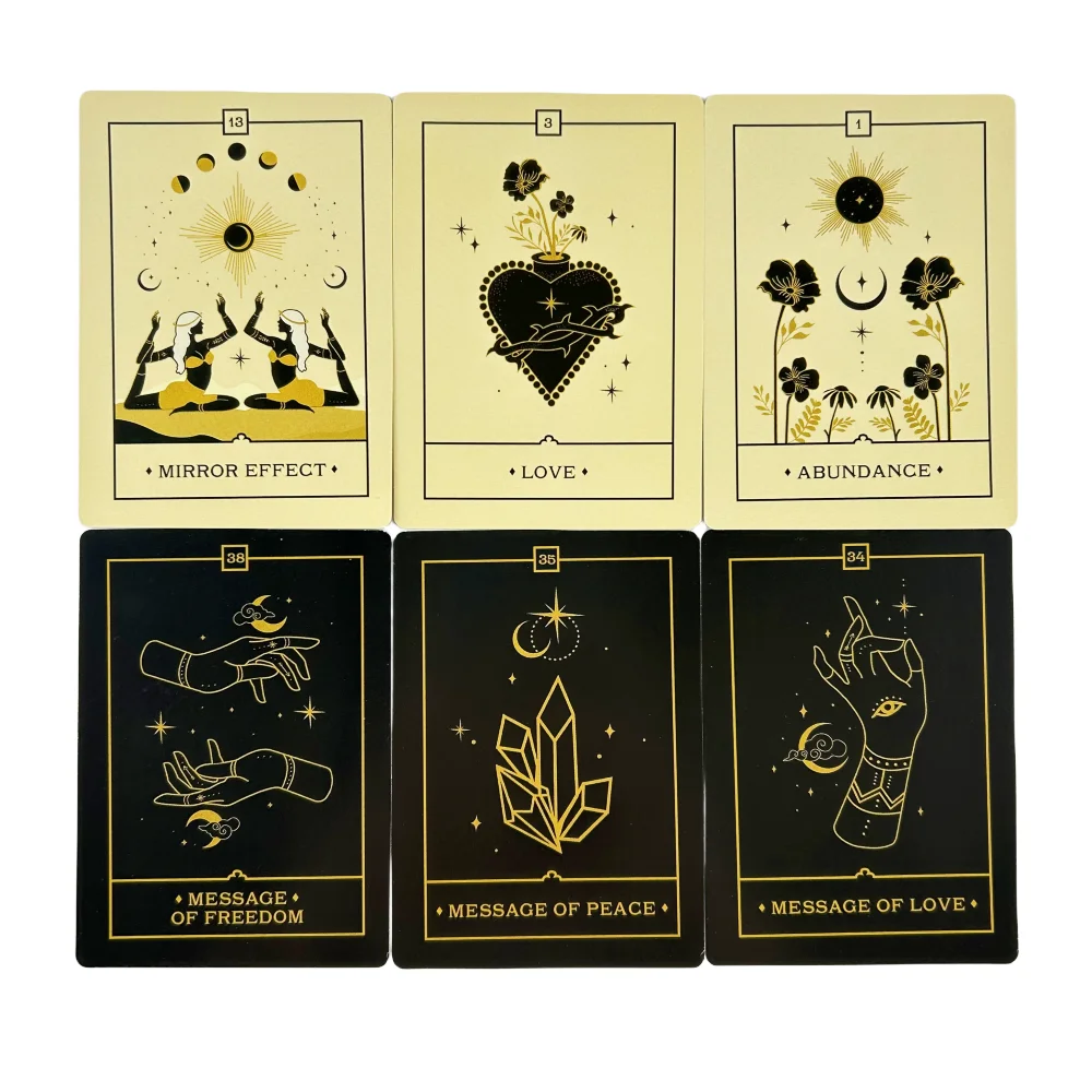 بطاقات Voice Souls Oracle A 42 Deck Tarot English Visions Divination Edition Borad Playing Games