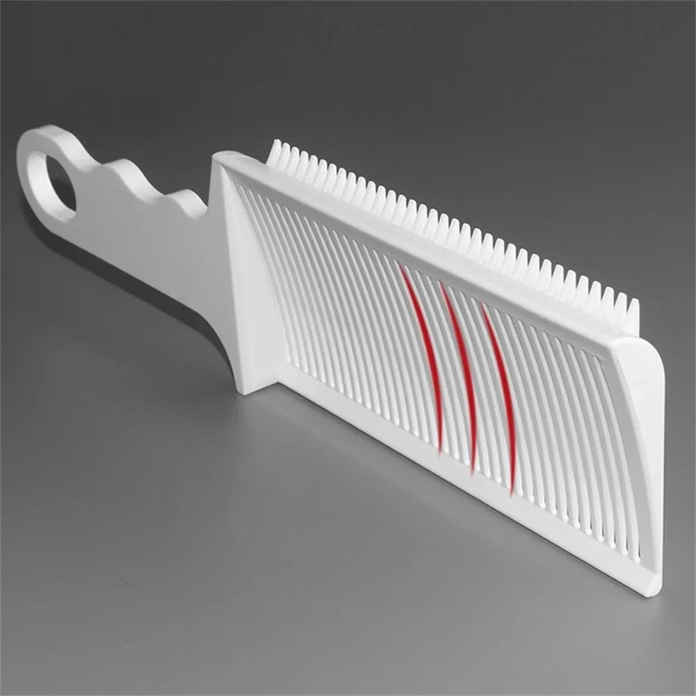 Professional Barber Flat top Hair Cut Comb Sets Hair Styling Curved Positioning Fade Comb Brush Kit Salon Hairdresser Tools