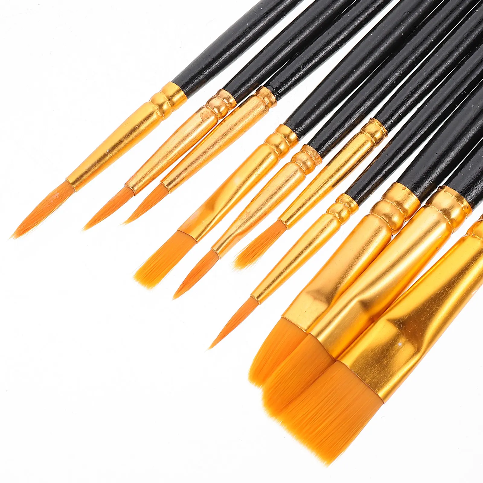 1Set Multi Purpose Painting Brush Set Creative Drawing Tools for Watercolor Oil Acrylic Gouache Craft Art Supplies School