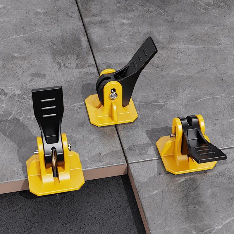 50 pezzi di plastica livellatore livellatore cunei strumenti di costruzione per la pavimentazione parete piastrella distanziatore Tile livellamento sistema livellatore localizzatore