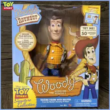 Pixar Toy Story 3 Woody Action Figures Brinquedos, Disney Anime Edição de Colecionador, Estátuas em Movimento, Boneca Modelo, Presentes Infantis, Alta Qualidade