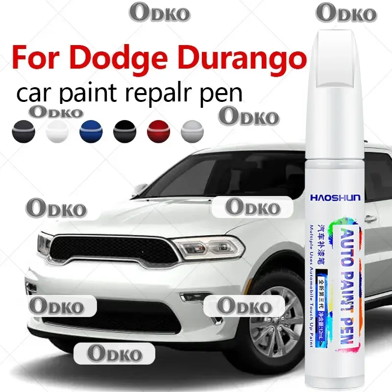 For Dodge Durango 1998-2025 DN ND WD Paint Repair Pen Touch Up Scratch Remover DIY Auto Accessories Black White Silver Green Red