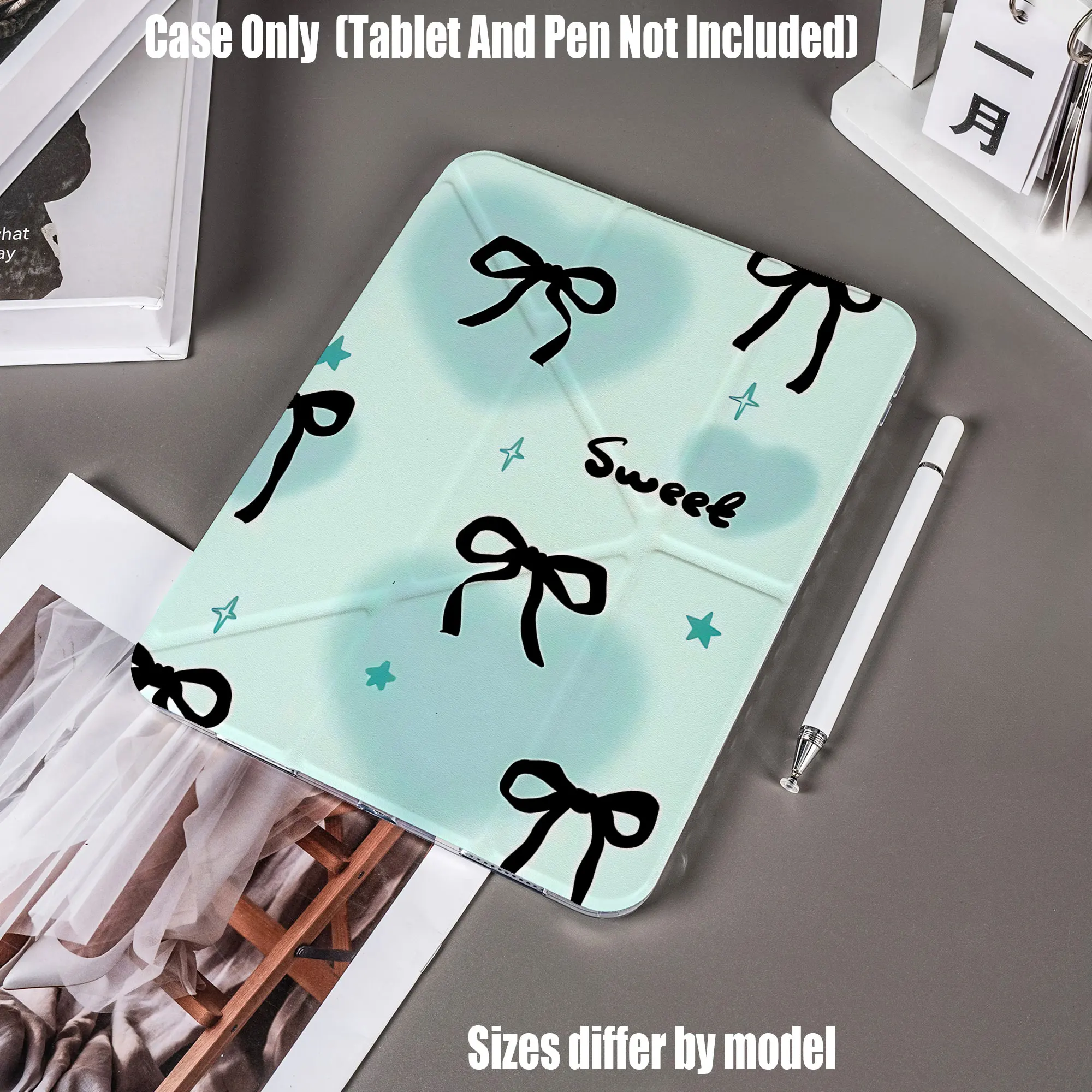 

Slim Fit Premium TPU Tablet Cover, Shockproof Durable Lightweight Protective Case for iPad Samsung Huawei Honor Redmi Xiaomi