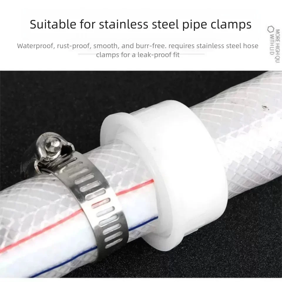 ID15MM ID20MM ID25MM hose quick connector plastic water pipe repair flexible joint double head agricultural hose connector