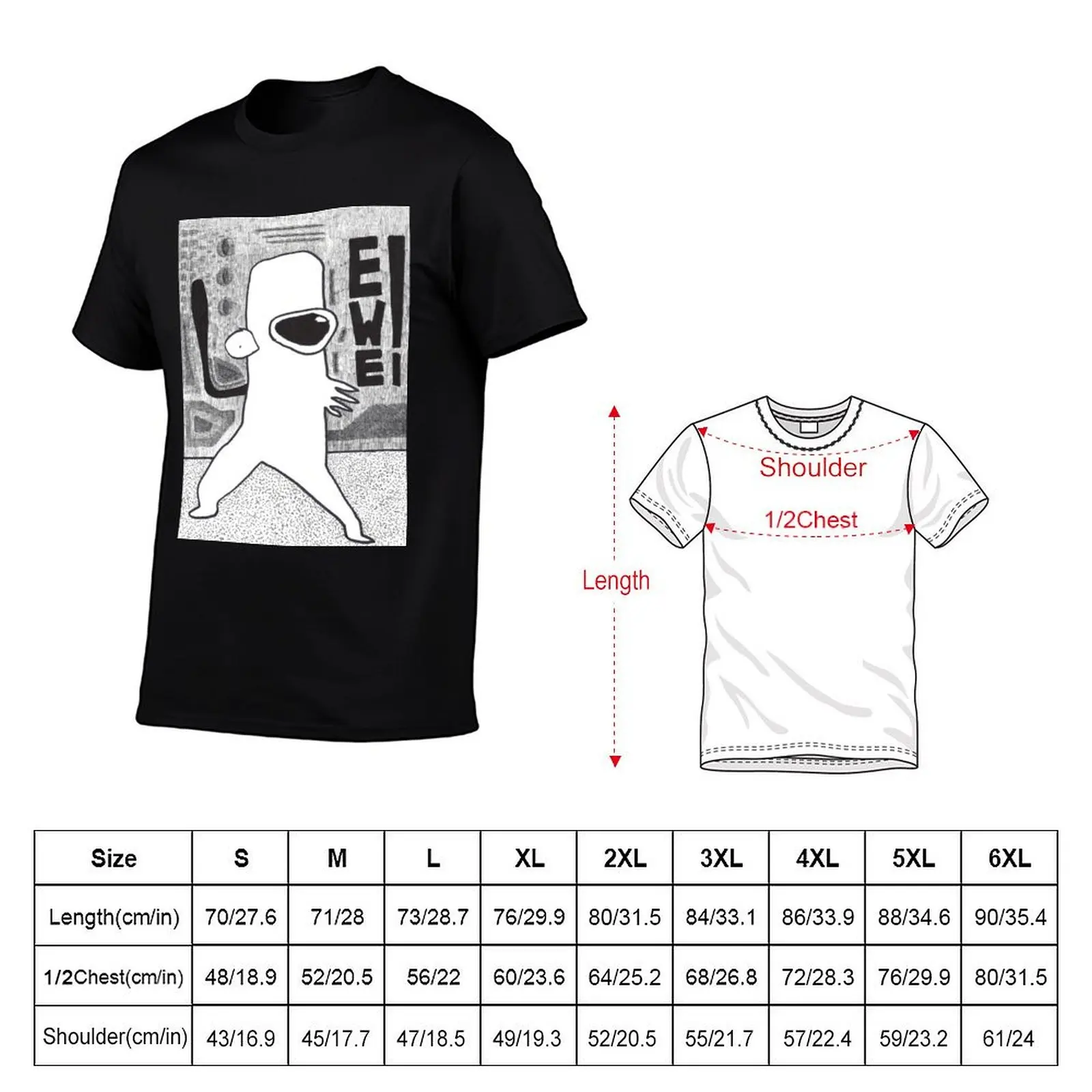 EWE! T-Shirt Retro Graphic Print T-Shirt
